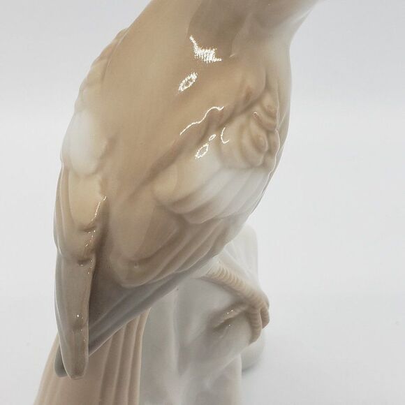 Otagiri Vintage Beige White Bird on Branch Porcelain Figurine - Picture 7 of 9